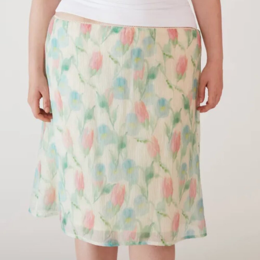 ISO Orseund Iris Watercolors Midi Skirt